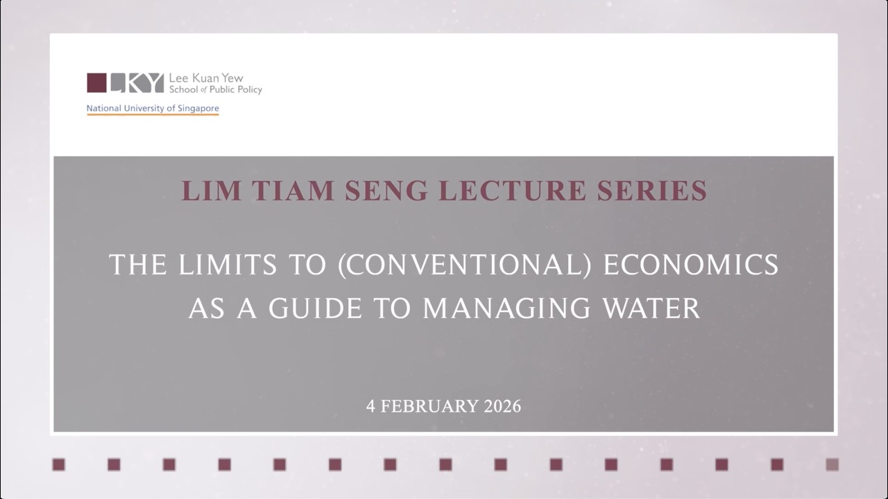 The Limits to (Conventional) Economics as a Guide to Managing Water
