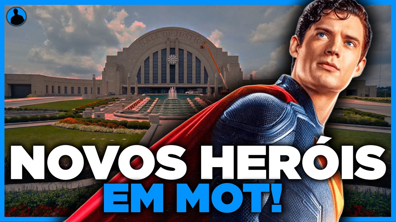 NOVOS HERÓIS CONFIRMADOS, LOCAÇÃO IMPORTANTE E MAIS SOBRE MAN OF TOMORROW!