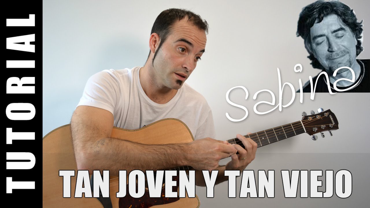 Como tocar Tan joven y tan viejo - J. Sabina - guitarra FACIL tutorial acordes Like a rolling stone