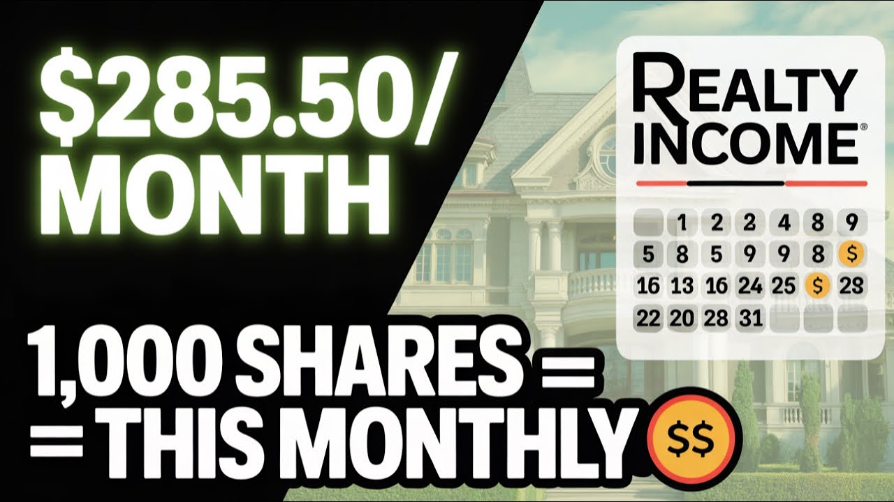 Realty Income (O): What 1,000 Shares Pay You Monthly!