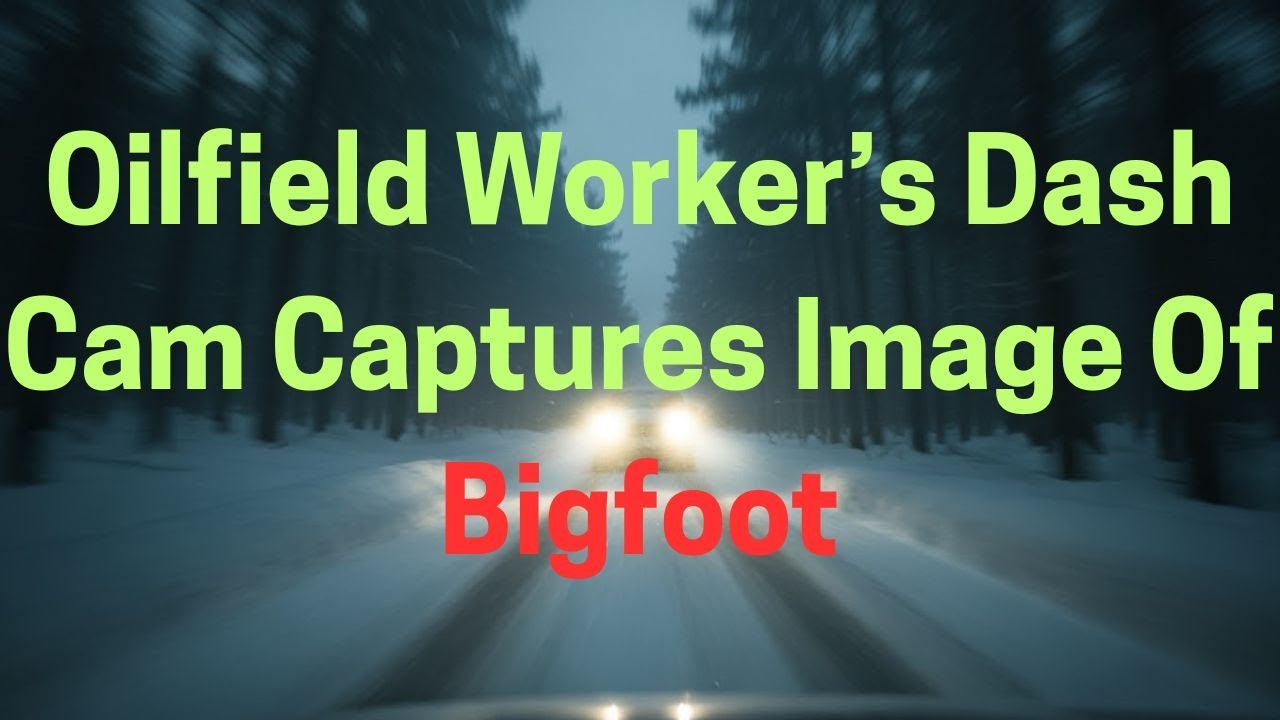 Dash Cam Image Of Bigfoot At Remote Oilfield Site