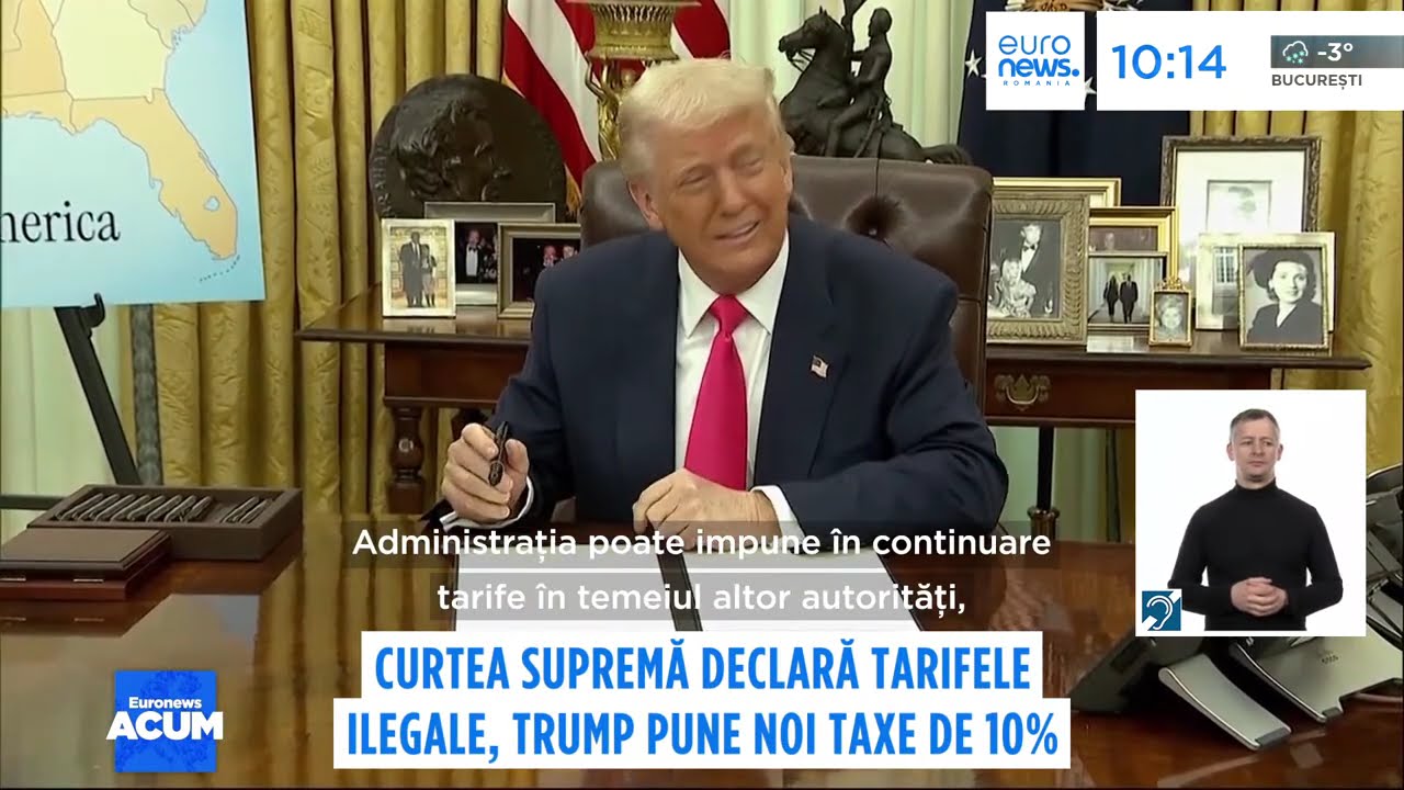 Taxele vamale ale lui Trump, declarate ilegale de Curtea Supremă. La ce se așteaptă americanii