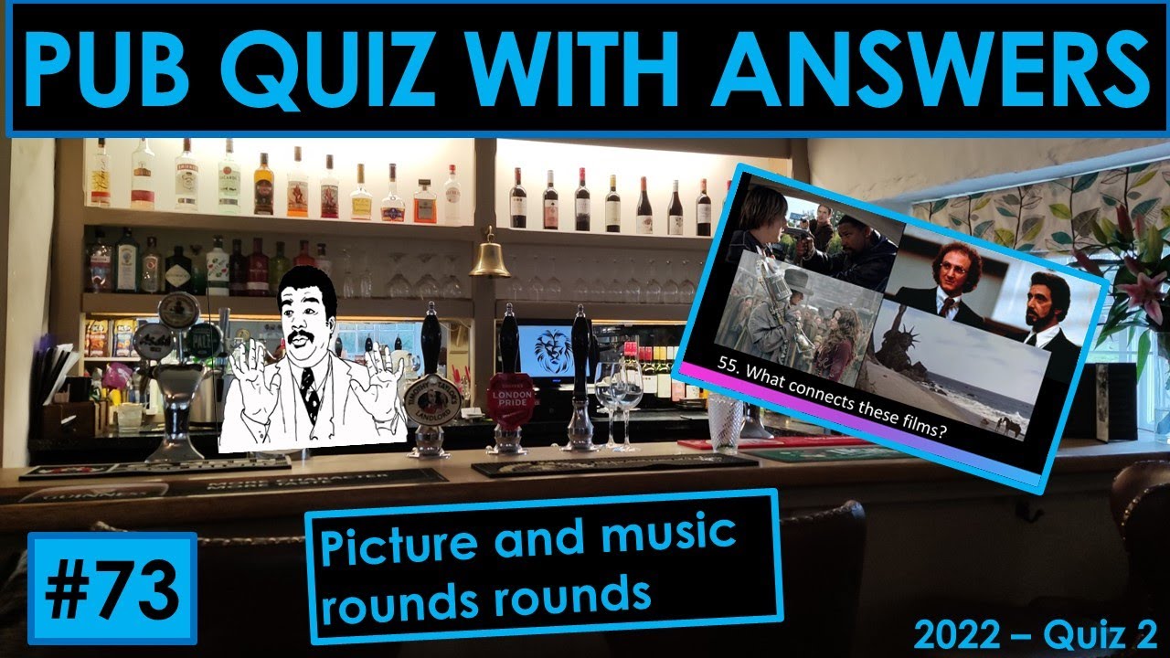 #73 PUB QUIZ. NEW 2022