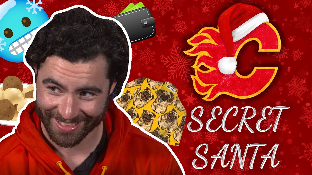 Who Will Get The Craziest Gift? | Calgary Flames' Secret Santa w/ Emily Agard