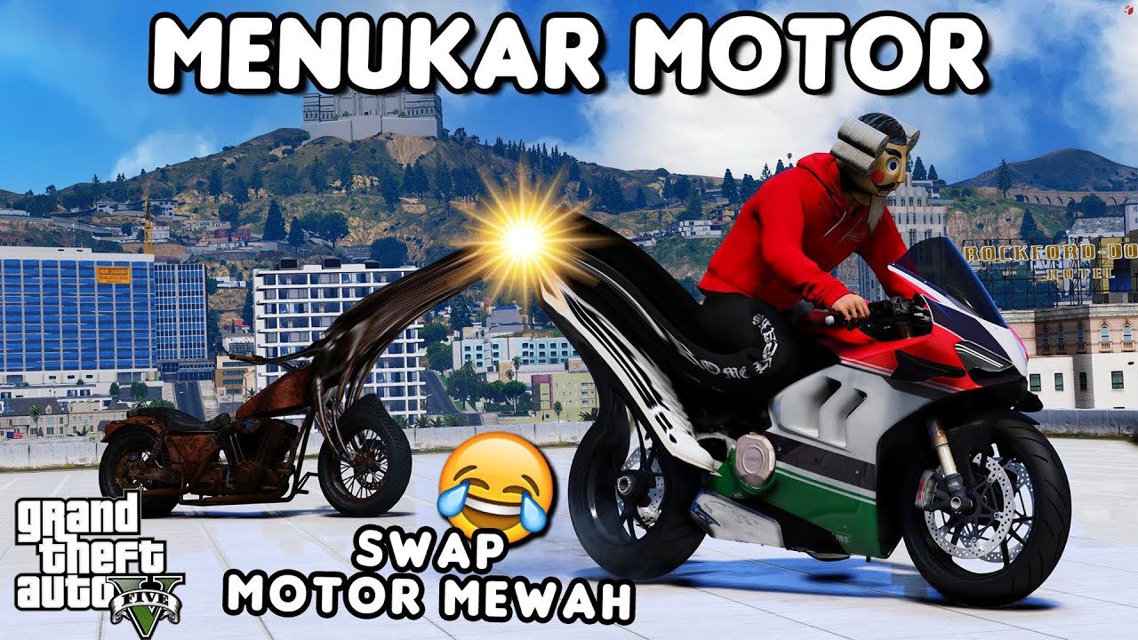 MOTOR RONGSOK MENJADI MOTOR MEWAH - GTA 5 ROLEPLAY