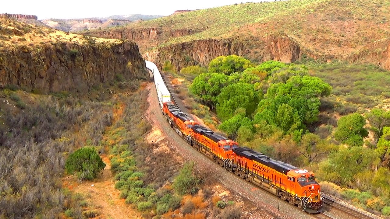 [HD] The last trip to the BNSF Seligman Subdivision in 2016