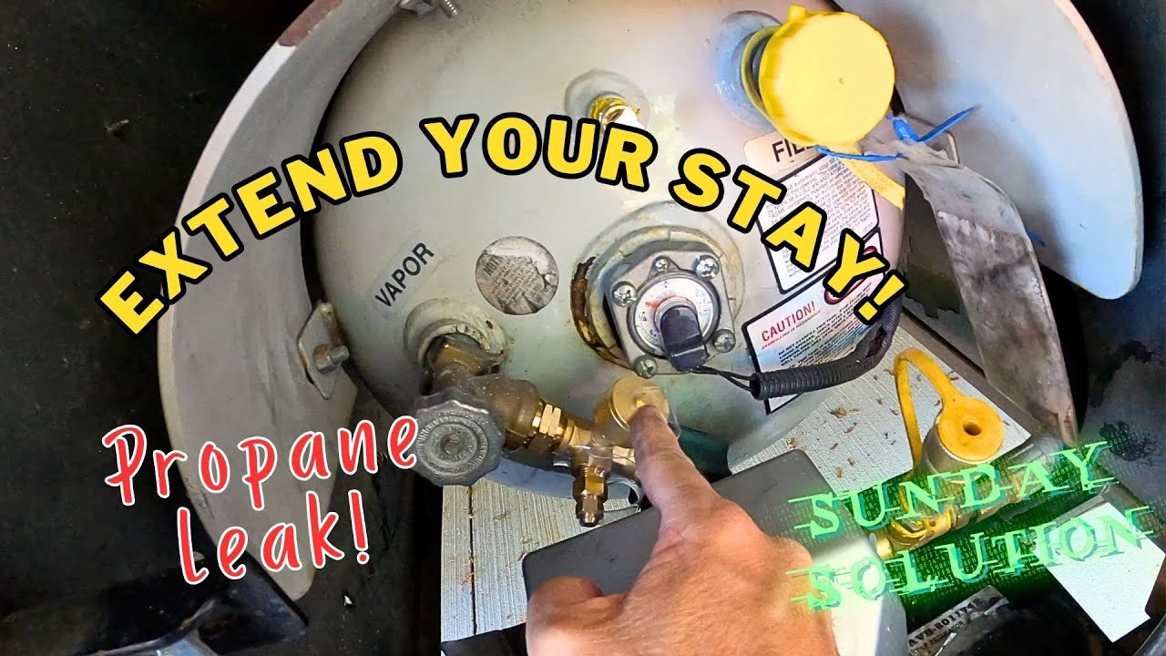 Extend-Your-Stay | Propane Leak 🧑&zwj;🔧 Sunday Solution 🚐💨 RV Living