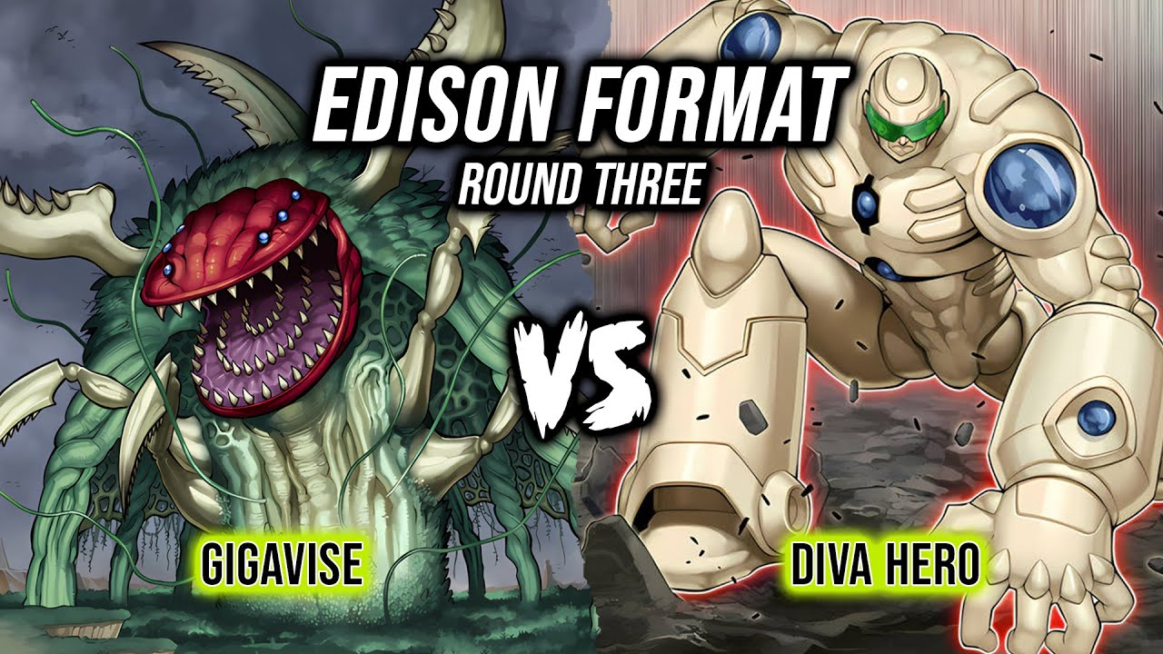 Yu-Gi-Oh! Edison Format Round 3: Gigavise Vs Diva Hero