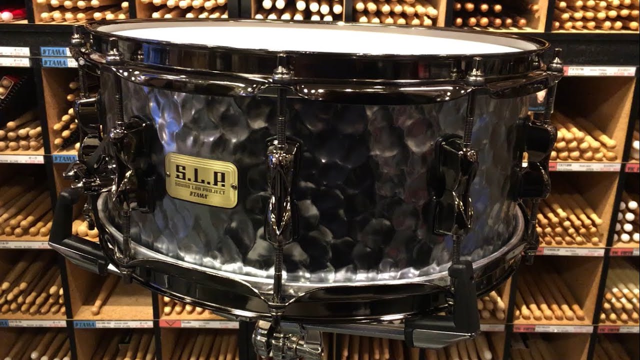 TAMA S.L.P. Expressive Hammered Steel Snare 14x6 LST146H / ハンマード スティール