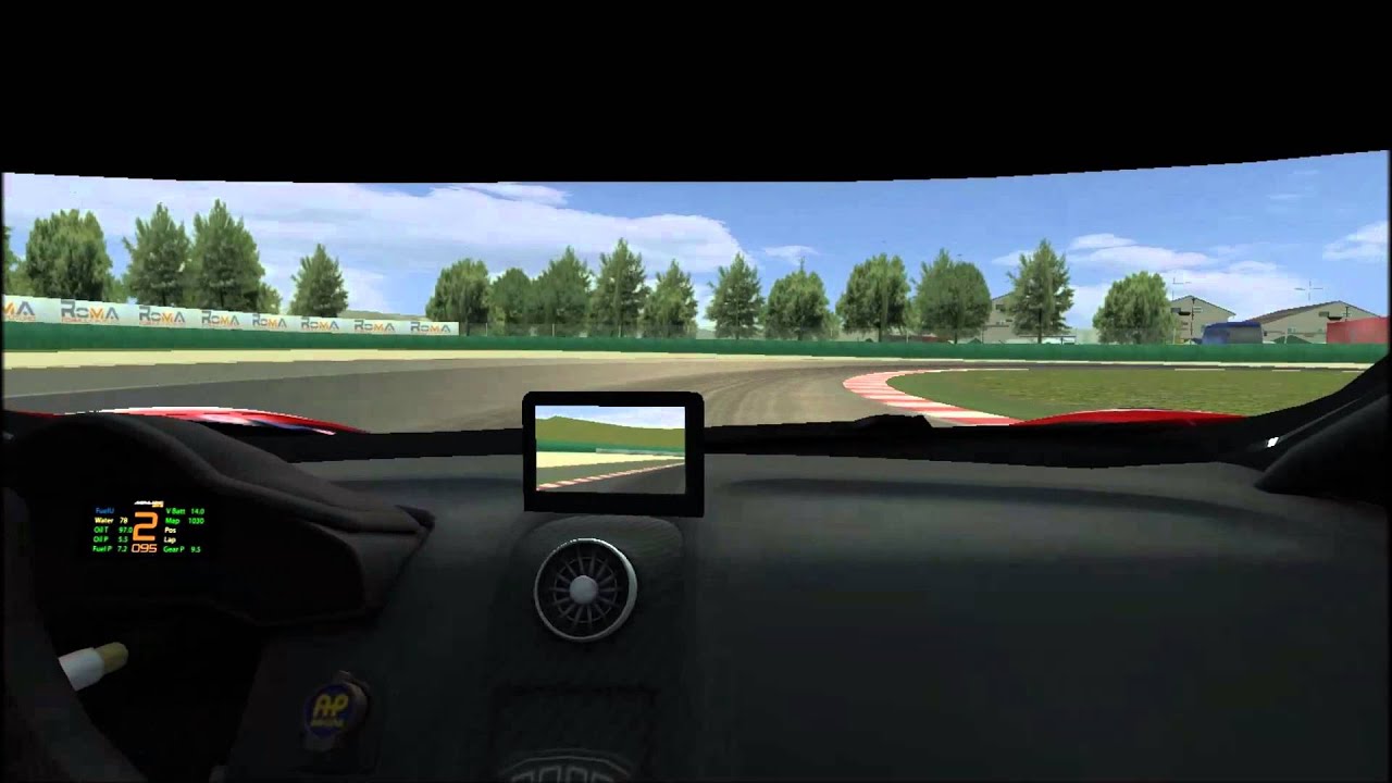 [rFactor] McLaren MP4 12c GT3 @Misano on board