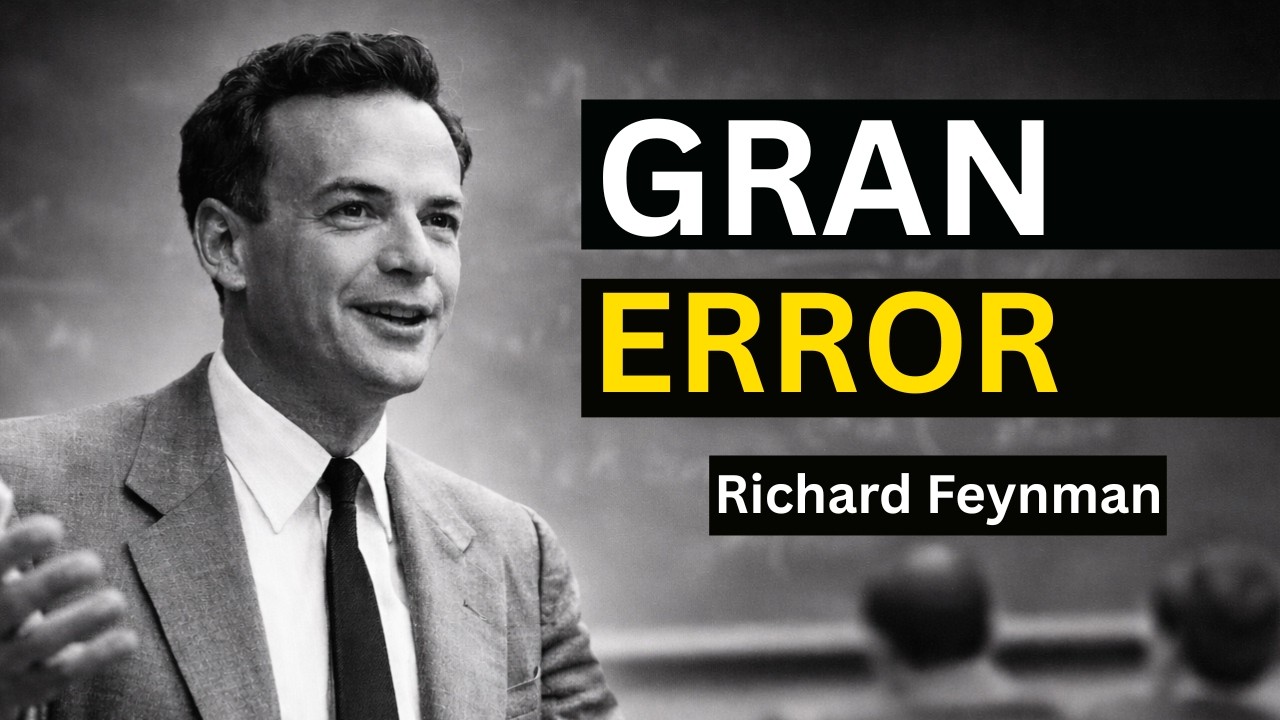 Richard Feynman revela el GRAN error sobre cómo vuelan los aviones