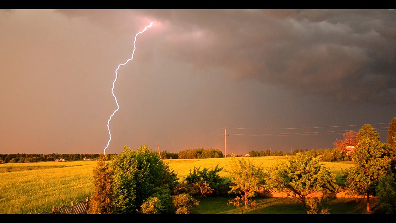Burze Czaniec 25.05.2016 - umiarkowane.