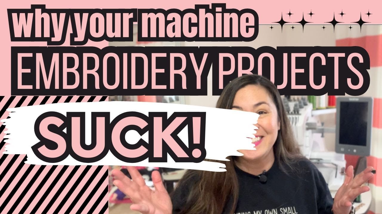 IS MACHINE EMBROIDERY HARD? MACHINE EMBROIDERY HOOPS, STABILIZERS, NEEDLES, EMBROIDERED SWEATSHIRTS