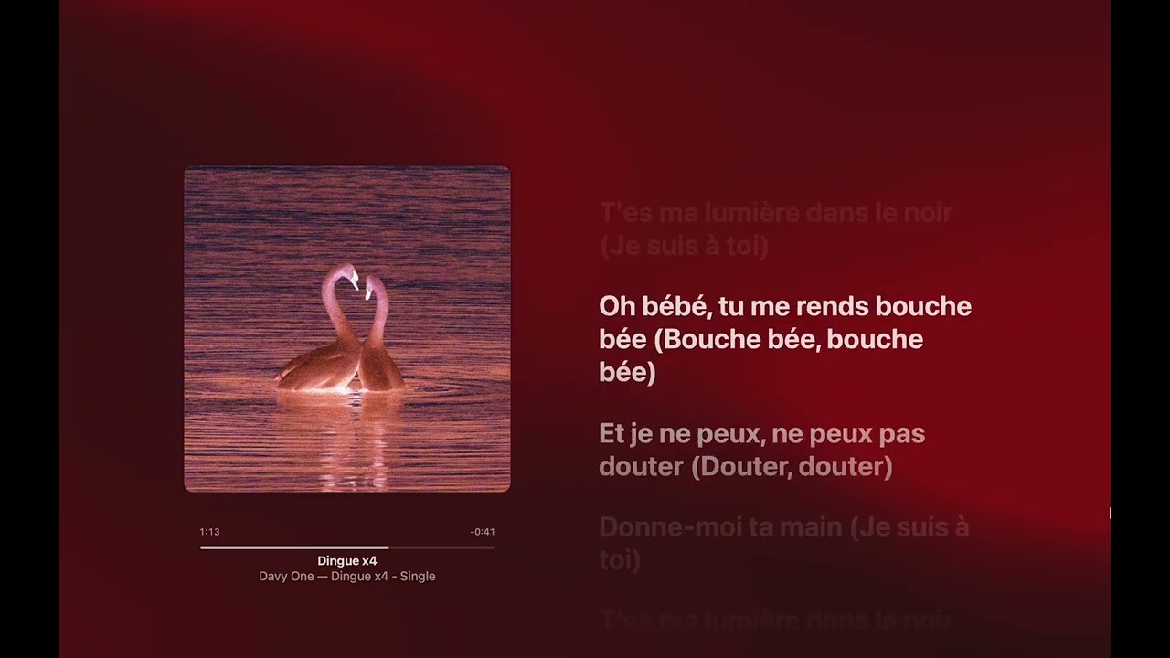 Davy One - Dingue x4 (Paroles)