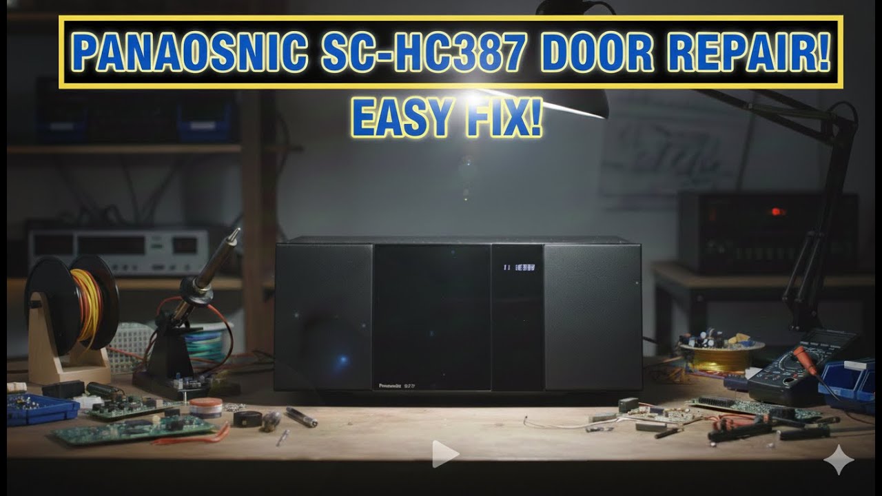 Panasonic SC-HC397 Sliding Door Not Opening? Watch This EASY Fix!