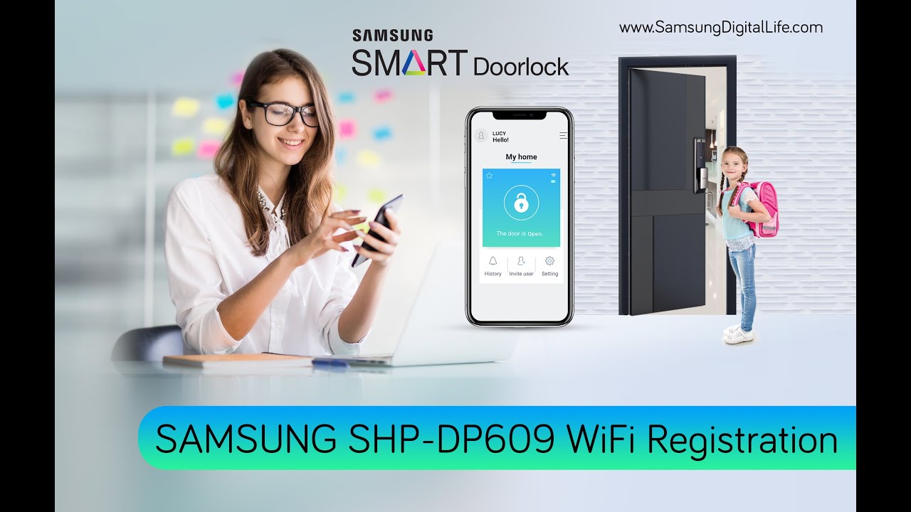SHP-DP609 WIFI registration with SHome Door Lock Application