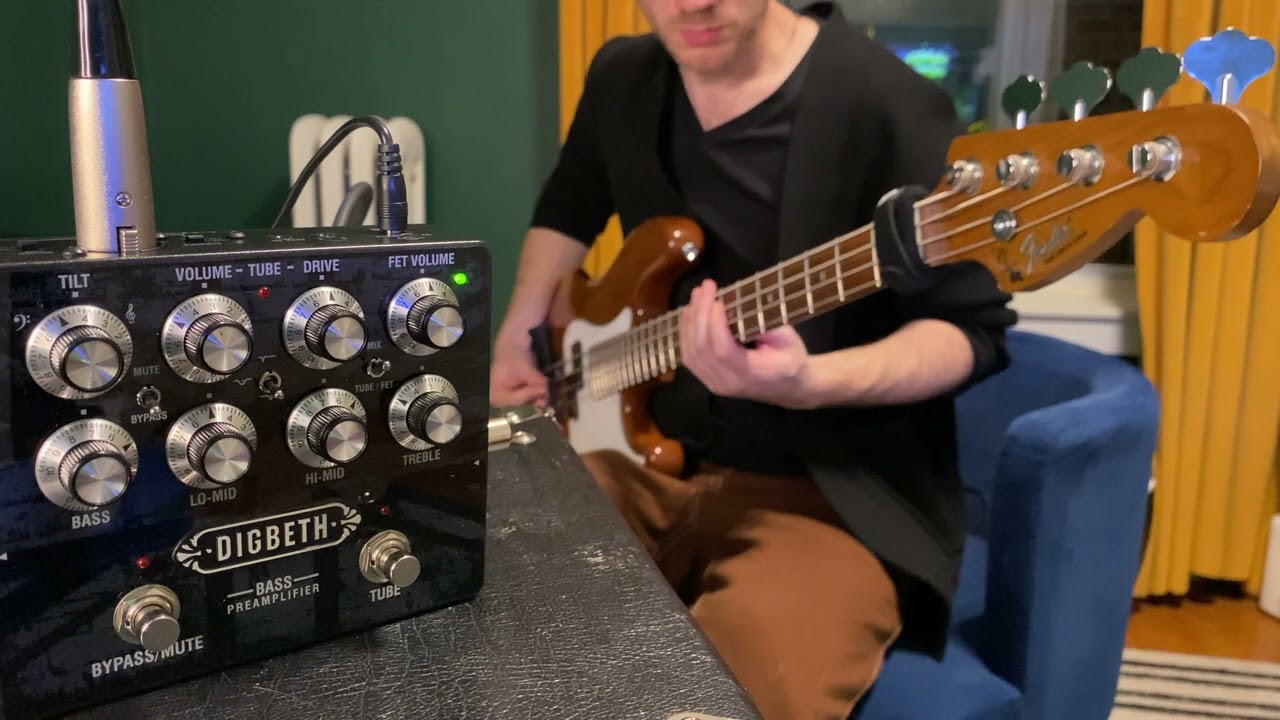 Laney Digbeth DB-PRE Bass Preamp Pedal Demo