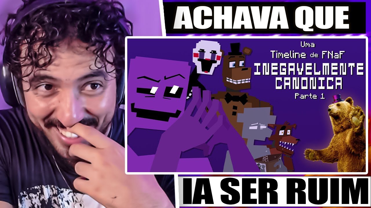 Uma Timeline de Five Nights at Freddy's Inegavelmente Canônica (Parte 1) | Leozin React