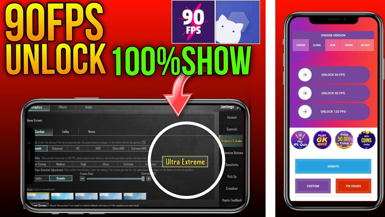 FPS 101% SHOW 😃||120FPS 😍 |How to Unlock 90 Fps In Pubg |Shizuku 3.5 update 90 Fps 😍 | NewsOp93|