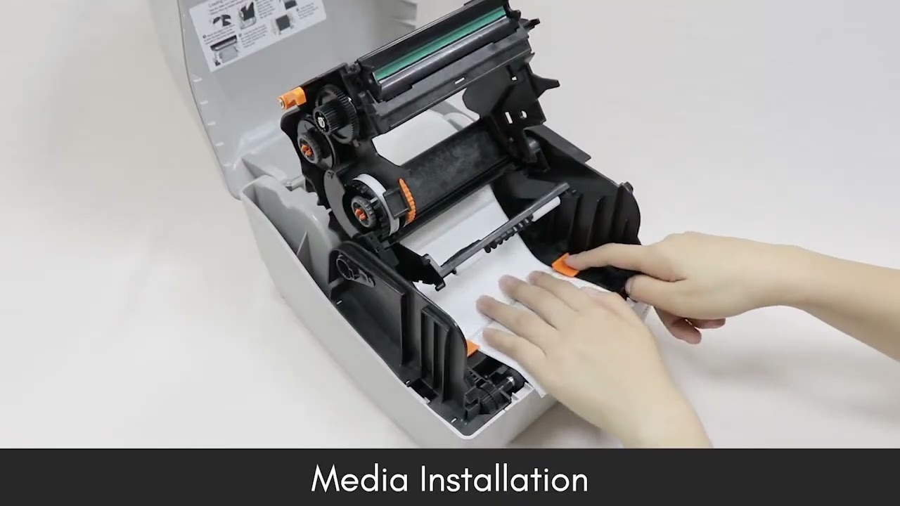 Cómo instalar el rollo de etiquetas en la Argox CX200 PRO