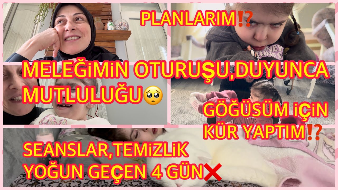 MELEĞİMİN OTURUŞU,DUYUNCA MUTLULUĞU🥺SEANSLAR,TEMİZLİK YOĞUN GEÇEN 4 GÜN❌PLANLARIM,GÖĞSÜME KÜR YAPTIM