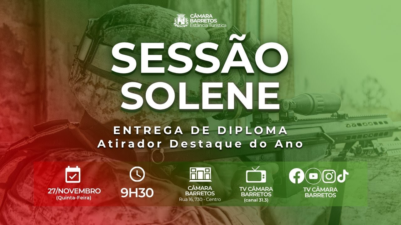 Dediê José dos Santos - Cocada, recebe Título de Cidadão Honorário de Barretos