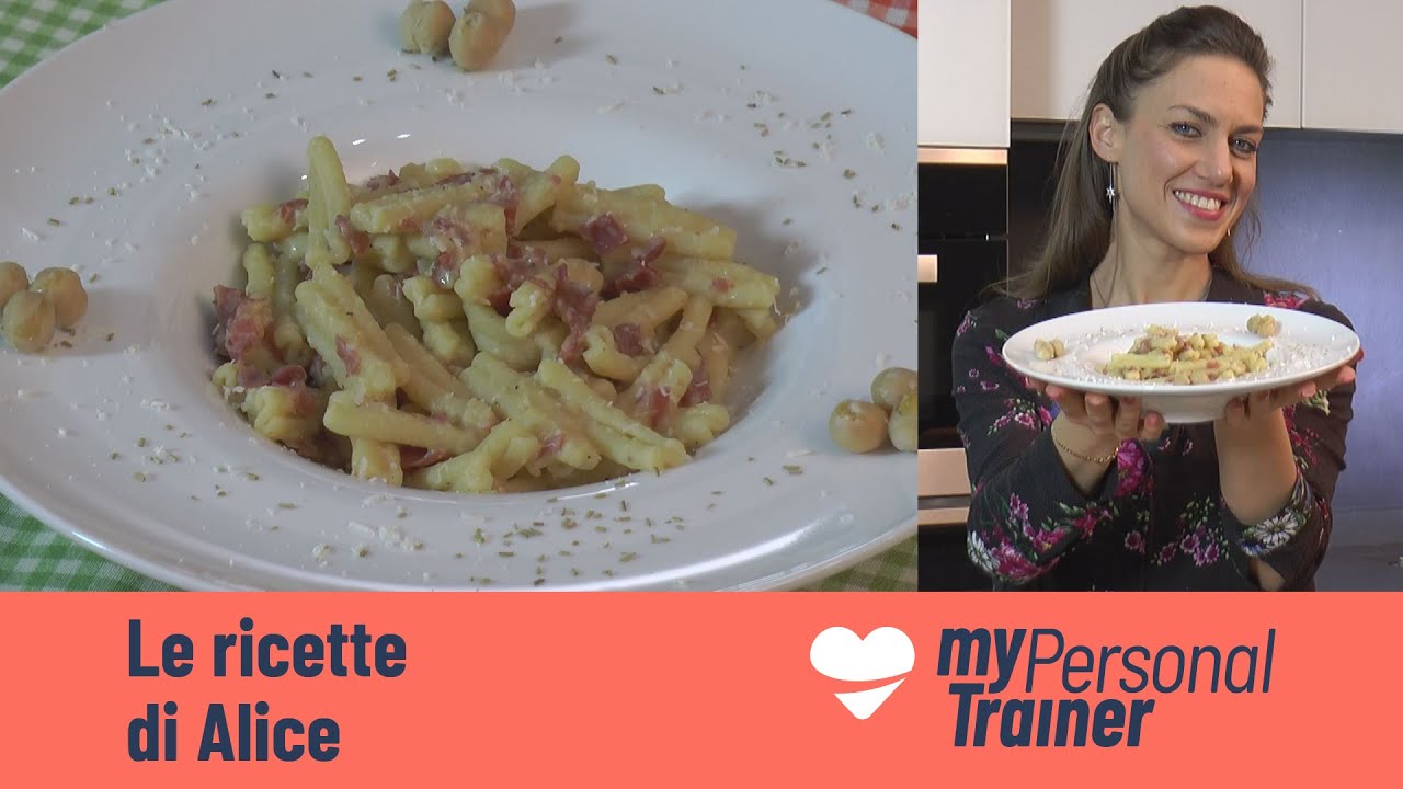 Finta Carbonara Light  &ndash; Con Bresaola e Crema di Ceci