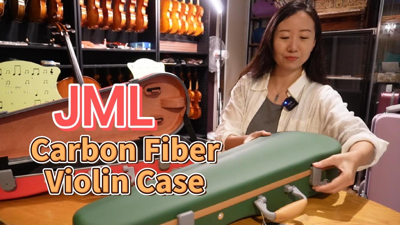 JML Skin 1.3 Violin Case – Lightweight Carbon Fiber Protection with Luxurious Finish (3/4-4/4 Size)