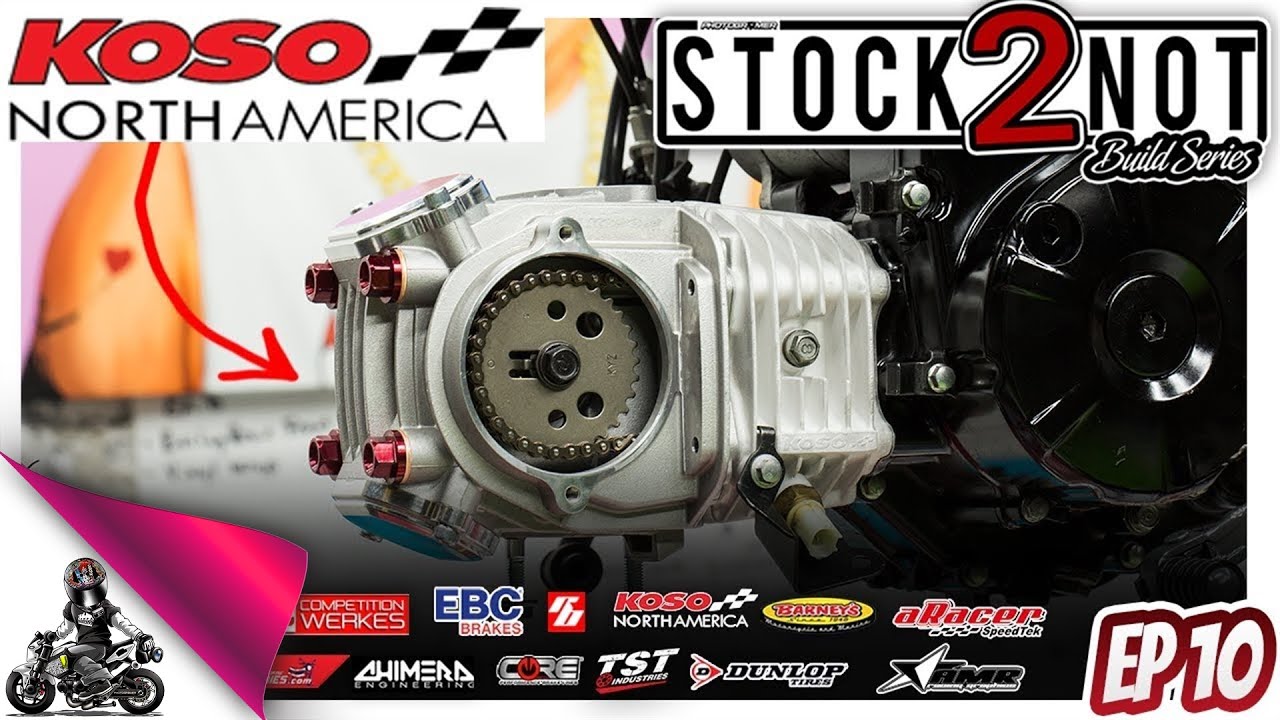 S1 E10 - Installing KOSO 170cc Grom Motor | Adjusting Valves and Timing