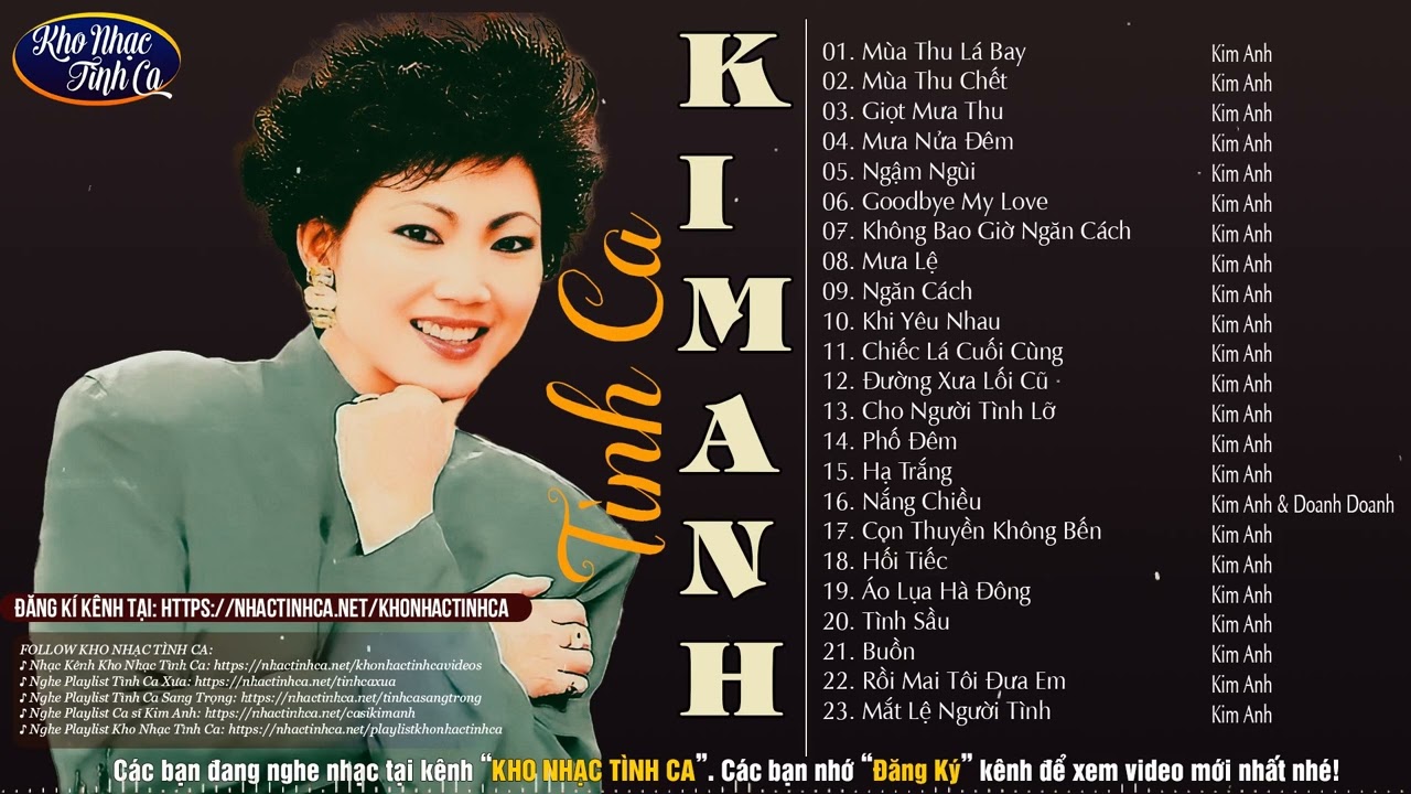 Kim Anh - Những Tình Khúc Bất Hủ Chọn Lọc Hay Nhất Mùa Thu Lá Bay