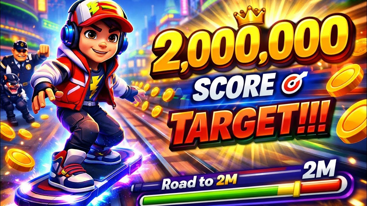 2M Score Challenge LIVE 🔥 Road to 2 Million  #shortsfeed #shortslive #subwaysurfers