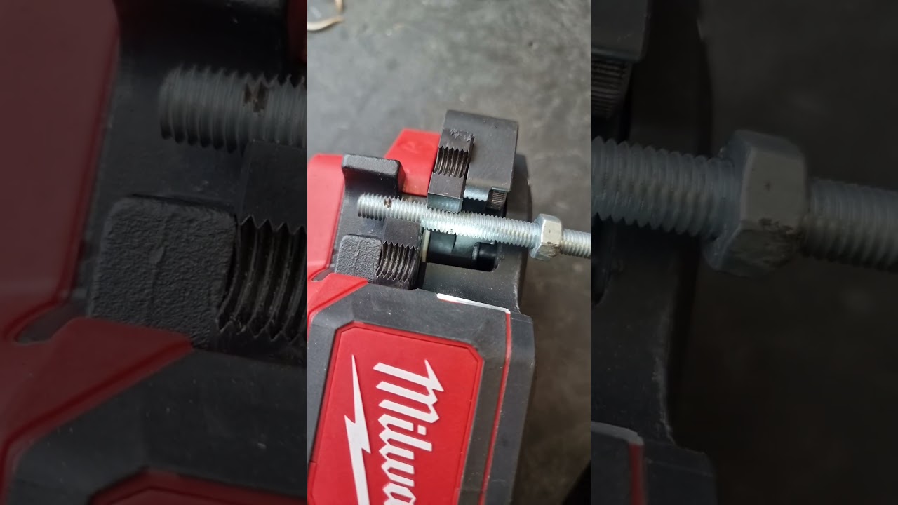 milwaukee m18 BLTRC cięcie pręta gwintowanego m8