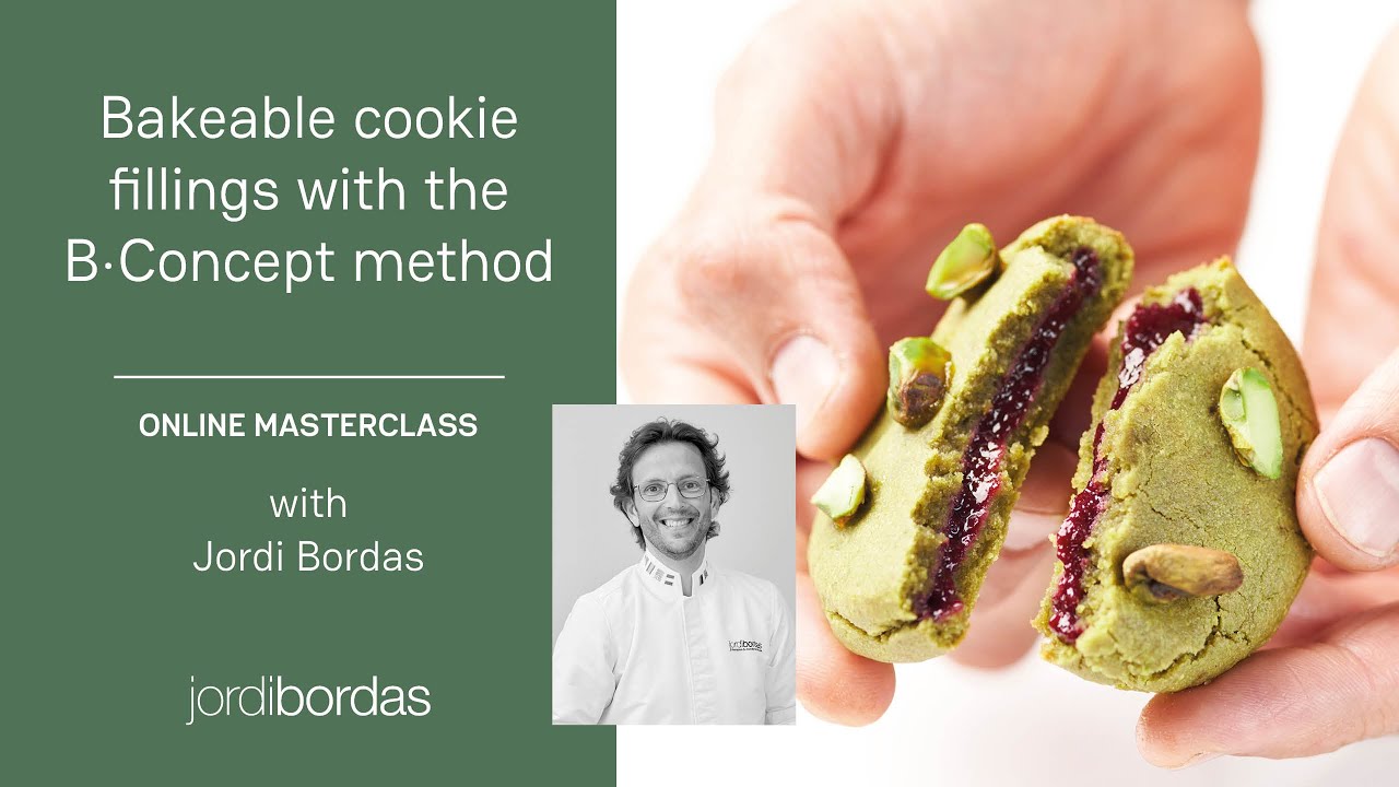 Bakeable cookie fillings with the B&middot;Concept method - MASTERCLASS Jordi Bordas