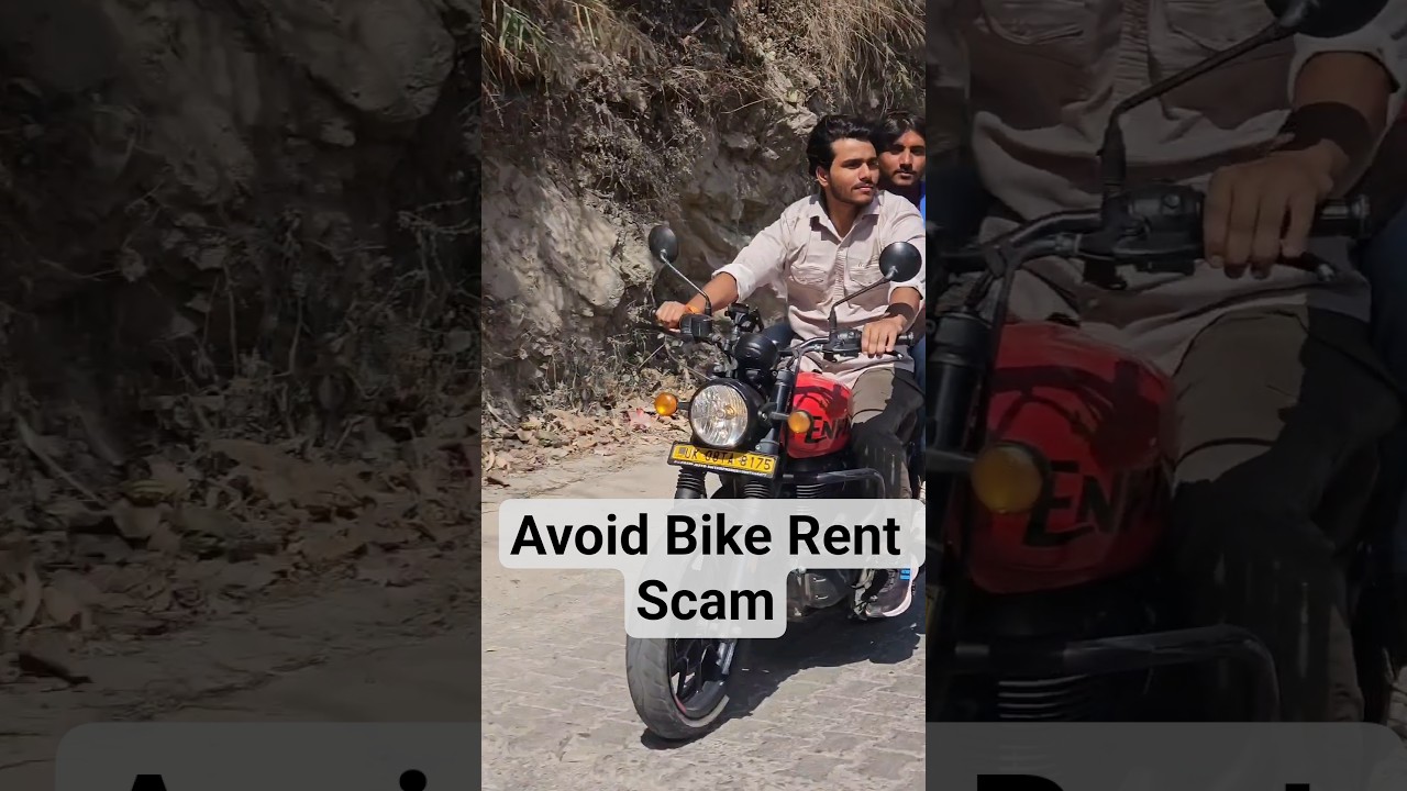 Avoid Bike Rent Scam Easy way | Tips to Save Money #minivlog #ytshorts #rishikesh #bikerent
