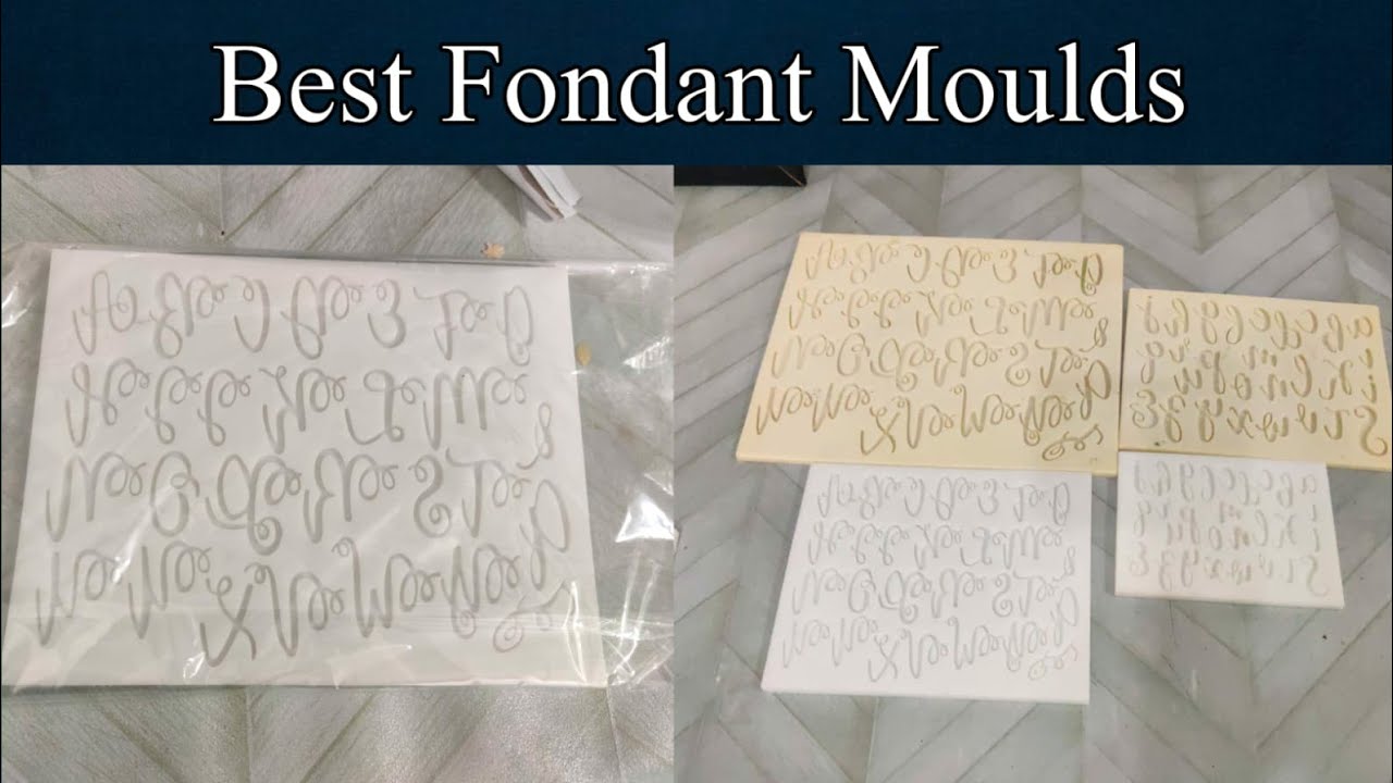 Best fondant Alphabet mould @NadiyaTanvir 