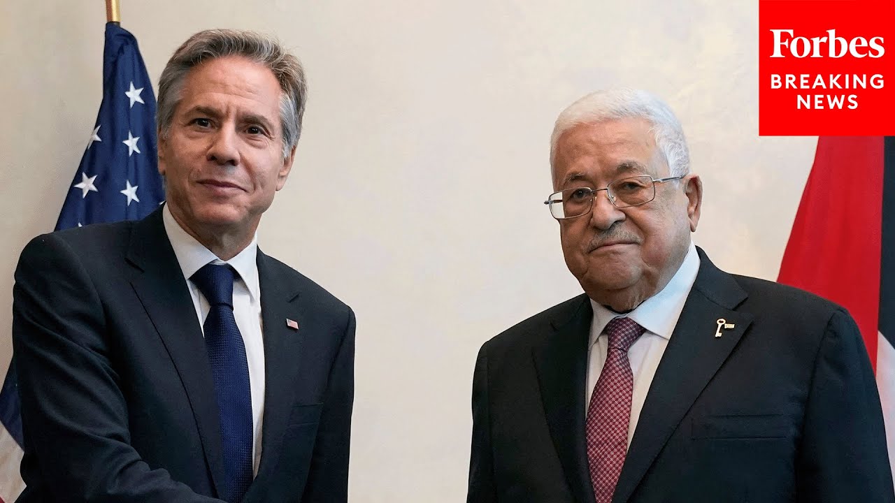 BREAKING NEWS: Secretary Of State Antony Blinken Meets With Palestinian Officials