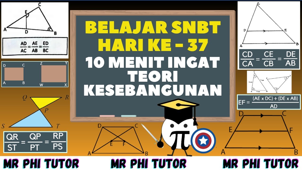 Day 37 Belajar SNBT – Yang Lupa Teori Kesebangunan Merapat Sini #snbt #belajaronline #utbk #snbt2026