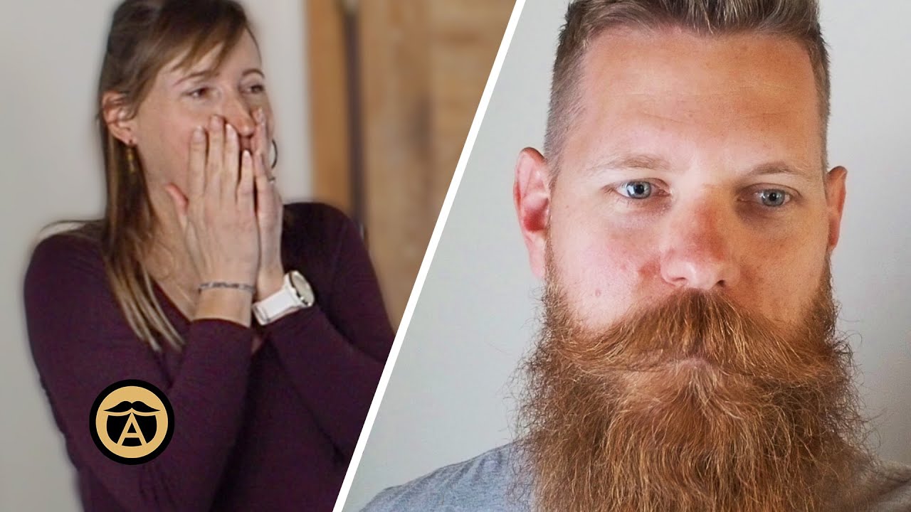 Основатель Beard Company сбрил 8-летнюю бороду, и реакция его жены бесценна