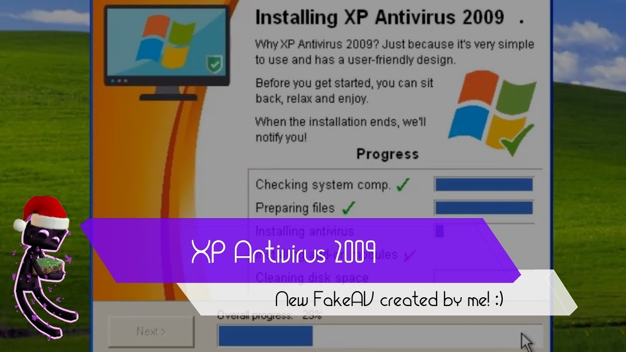 XP Antivirus 2009! Rogue created by me! (no link)