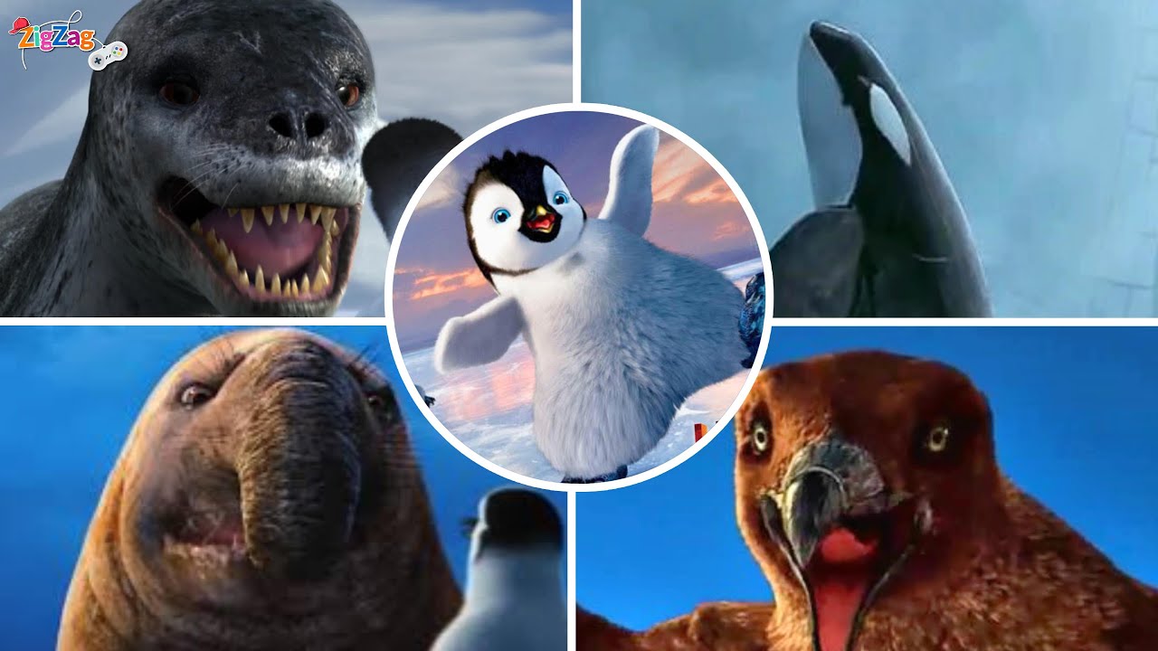Happy Feet 2 All Bosses | Wii 4K @ZigZagGamerPT
