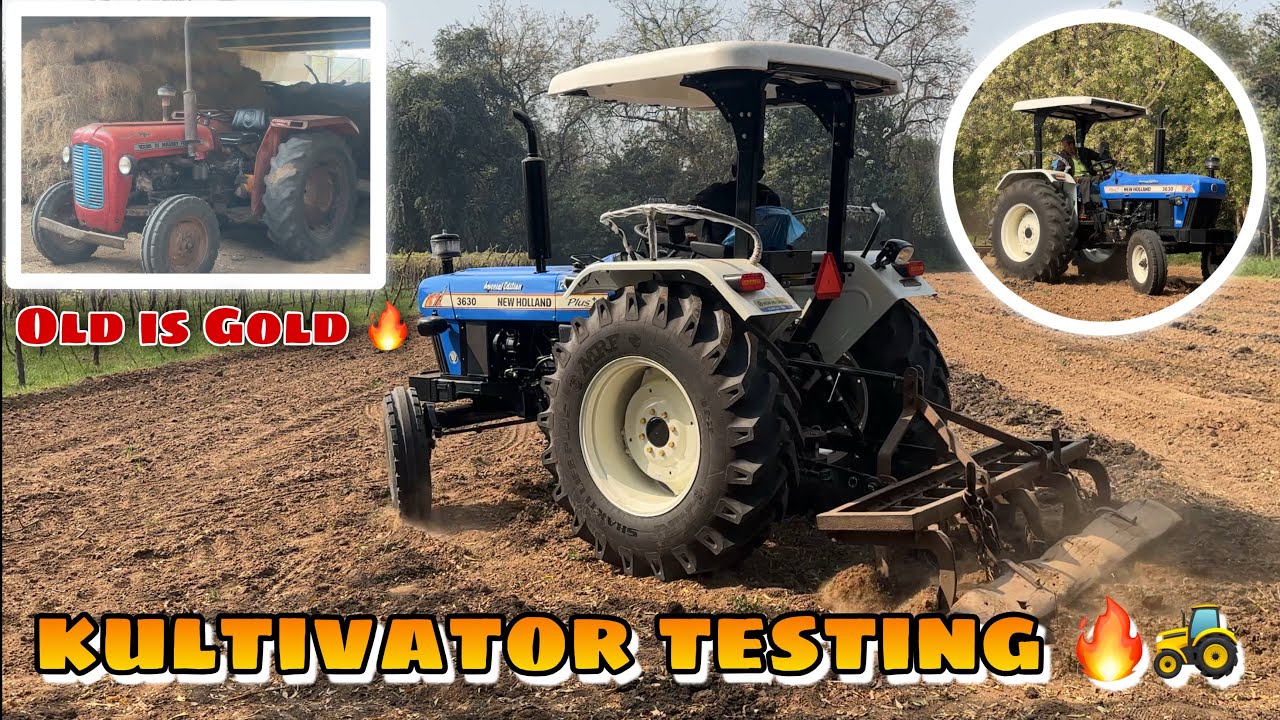 KULTIVATOR TESTING 🔥 NEW HOLLAND 3630 💙