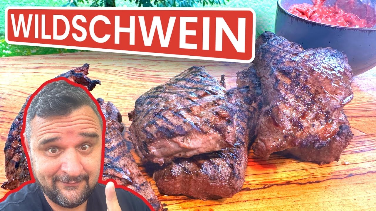 Wildschweinrücken vom Grill --- Klaus grillt