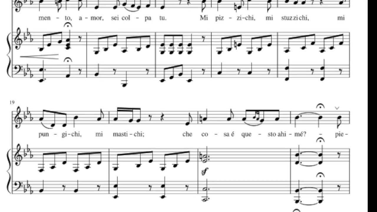 Accompaniment (Eb lowkey) Nel cor più non mi sento