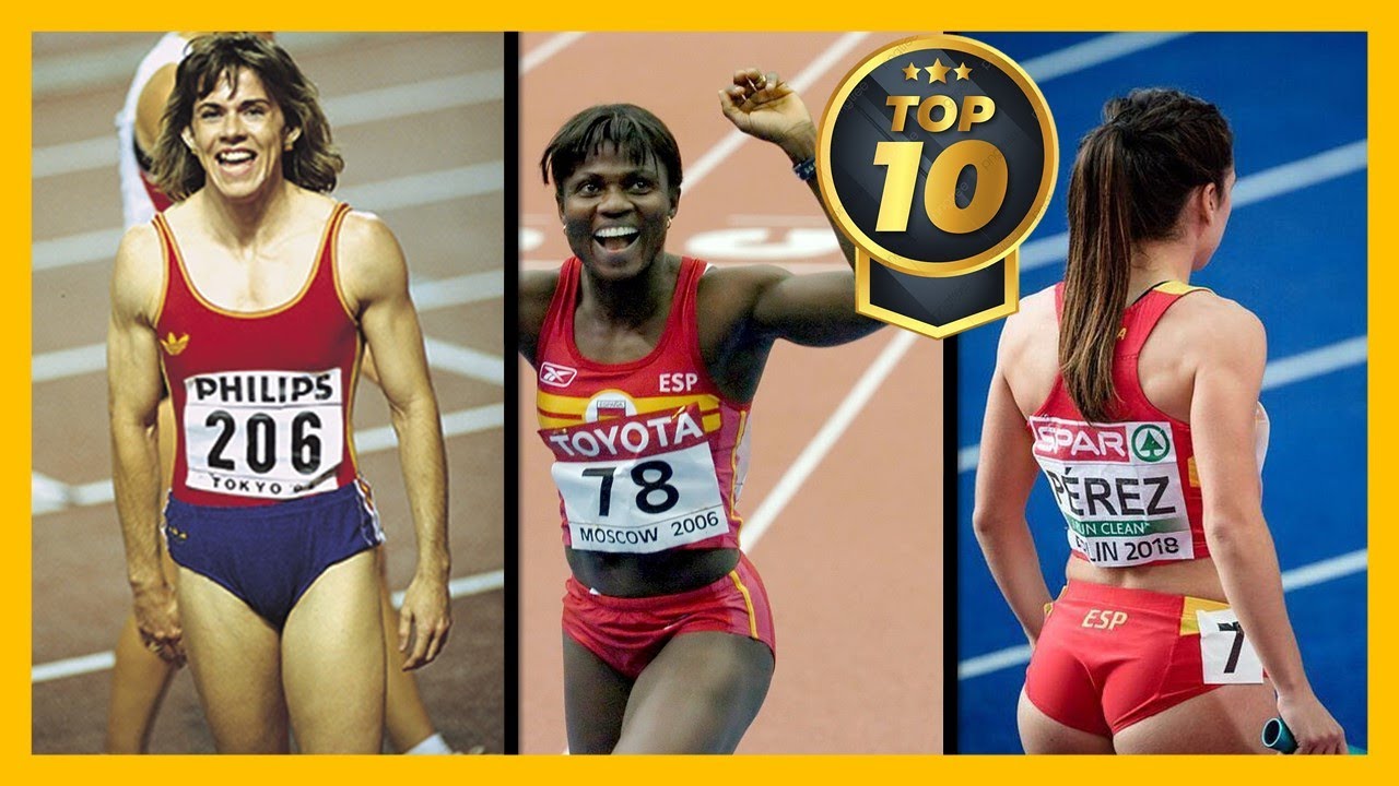 LAS 10 MUJERES ESPAÑOLAS MÁS RÁPIDAS DE LA HISTORIA | TOP 10 FEMALE SPANISH SPRINTERS