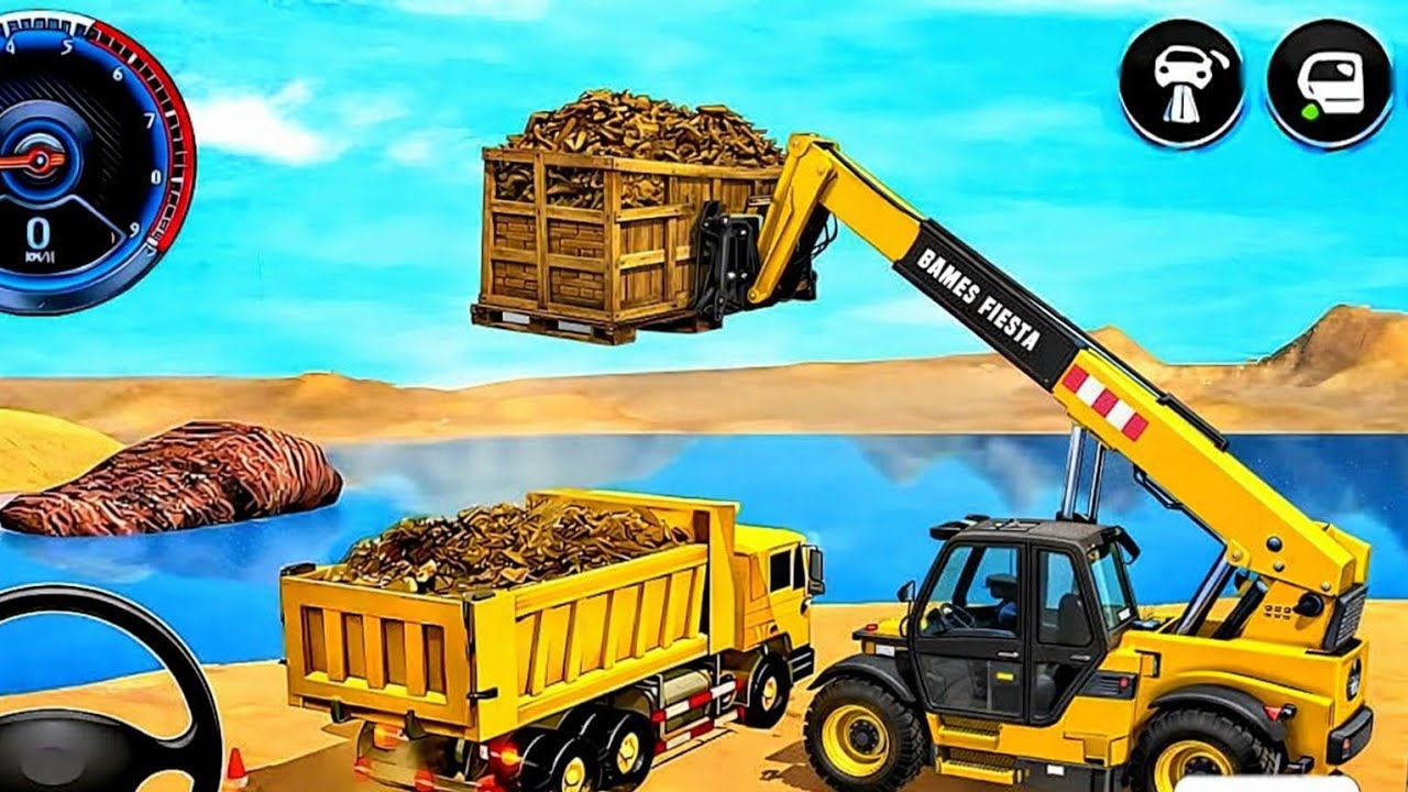 City Road Builder Construktion 3D - Highway JCB Excavator - Android GamePlay 
