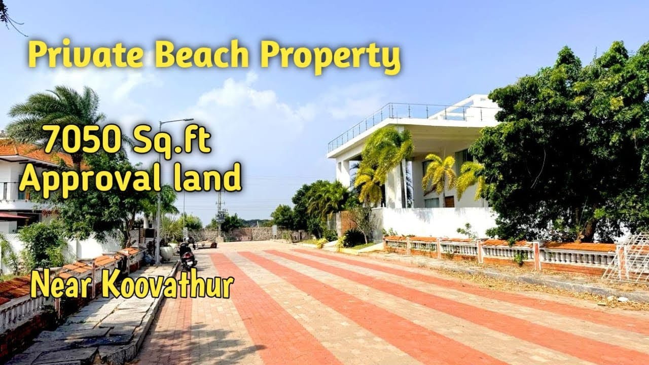 AD:319  Private Beach Property || 7050 Sq.ft Approval Land || Gated Community 