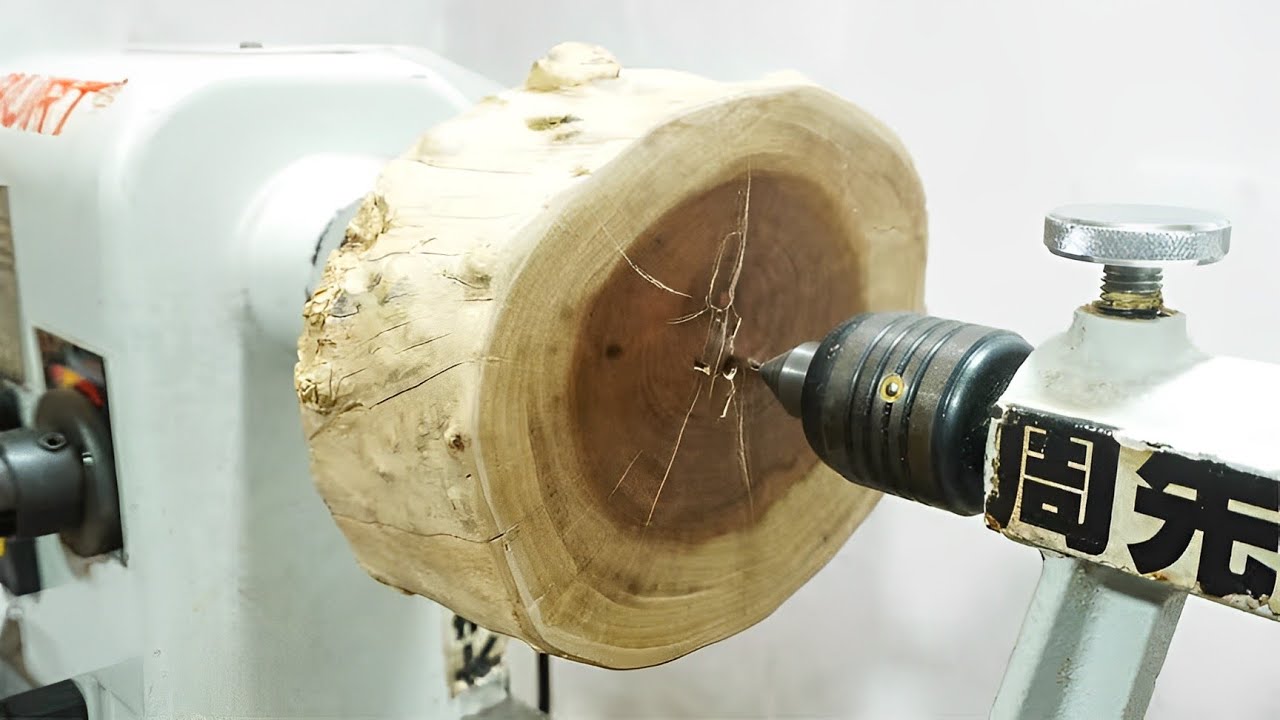 John Wick's Ashtray Making Process|Satisfying WoodTurning Video | ASMR | Craft room