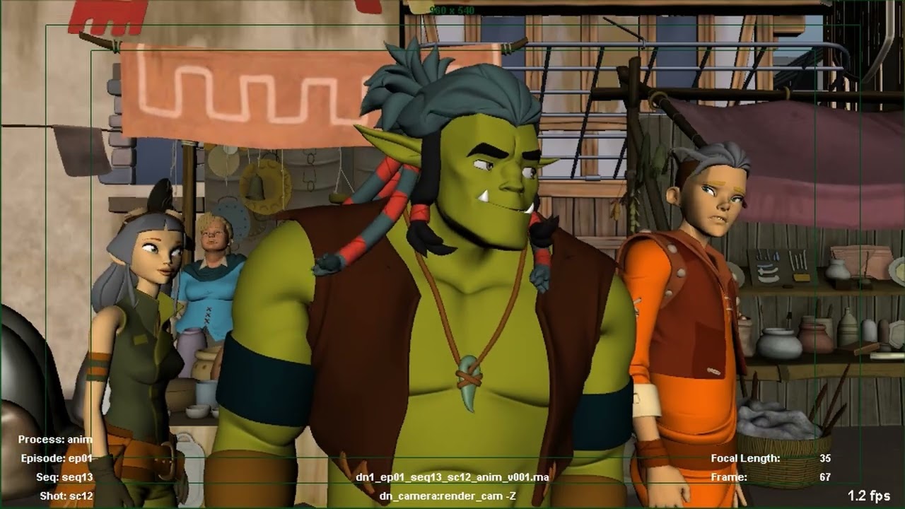 Showreel work of Dragonero - Tales Of The Paladins  animata ( ITALY PROJECT )