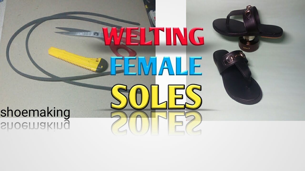 How to make welted ladies slippers soles #shoemaking #beginners