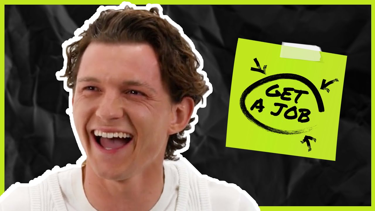 Tom Holland Gives Honest Feedback on Tottenham & American Food | Get A Job